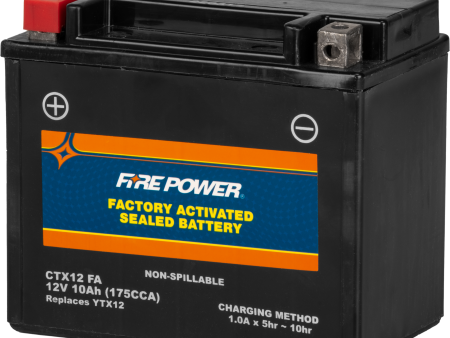 BATTERY CTX12 SEALED FACTORY ACTIVATED Discount