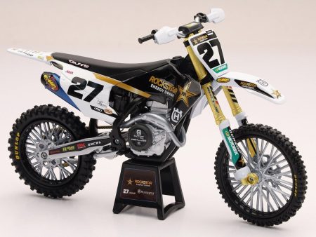 1:12 SCALE ROCKSTAR HUSQVARNA TEAM FC450 MALCOLM STEWART #27 Online Sale