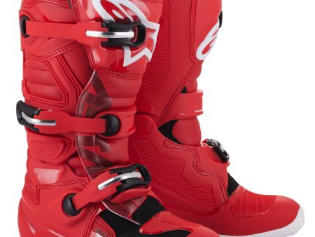 TECH 7S BOOTS RED SZ 08 For Sale