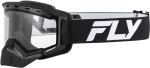 YTH FOCUS SNOW GOGGLE BLK WHT W  CLEAR LENS Cheap