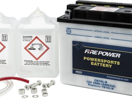 BATTERY W ACID CB16L-B 12V HEAVY DUTY For Sale