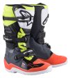 TECH 7S BOOTS DARK GREY  RED FLUO YELLOW FLUO SZ 05 on Sale