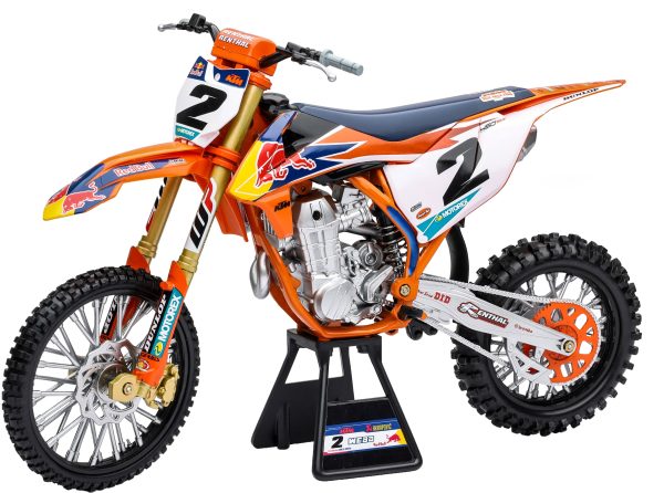 1:6 SCALE RED BULL KTM COOPER WEBB #2 WITH #1 STICKER PLATE Hot on Sale