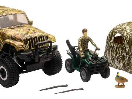 REPLICA 1:18 JEEP WRANGLER DUCK HUNTING PLAY SET Online Hot Sale