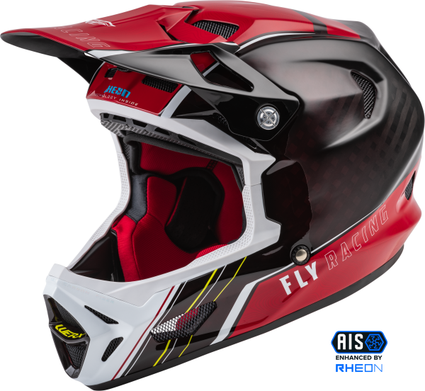 YOUTH WERX-R CARBON HELMET RED CARBON YL Online now