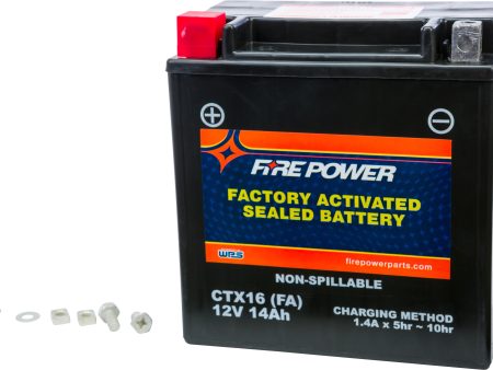 BATTERY CTX16 SEALED FACTORY ACTIVATED Discount