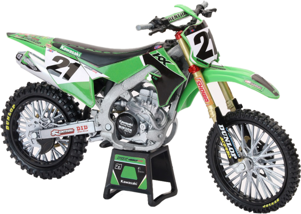 1:12 SCALE KAWASAKI FACTORY TEAM KX450F JASON ANDERSON #21 Hot on Sale