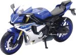 REPLICA 1:12 SUPER SPORT BIKE 16 YAMAHA YXF-R1 BLUE Online now