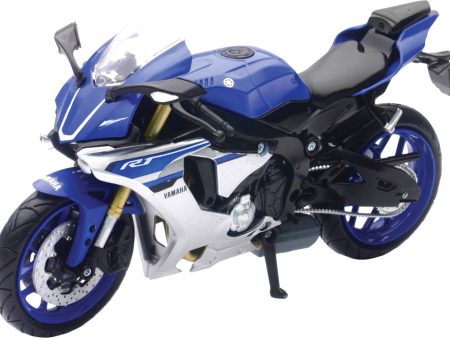 REPLICA 1:12 SUPER SPORT BIKE 16 YAMAHA YXF-R1 BLUE Online now