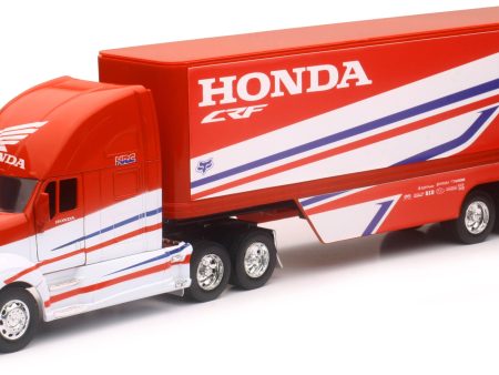 REPLICA 1:32 SEMI TRUCK 17 HONDA RACE TRUCK on Sale