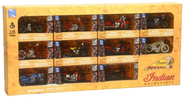 REPLICA 1:32 SPORT SCOUT SET 11 PC ASSORTED INDIAN MODELS Online Hot Sale