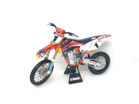 REPLICA 1:10 RACE BIKE 17 KTM 450SX-F ORANGE(DUNGEY) For Sale