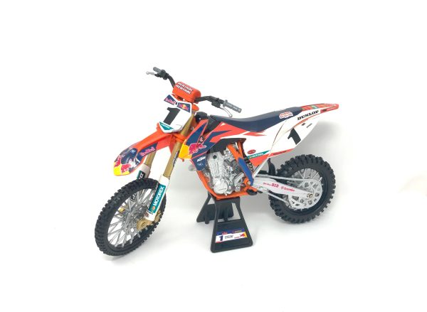 REPLICA 1:10 RACE BIKE 17 KTM 450SX-F ORANGE(DUNGEY) For Sale