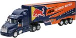 REPLICA 1:32 SEMI TRUCK KTM FACTORY RACING SEMI BLUE Hot on Sale