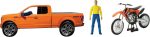 REPLICA 1:14 TRUCK RACE BIKE FORD ORANGE KTM 350SX ORANGE Fashion