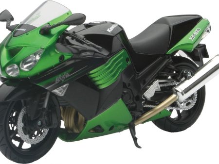 REPLICA 1:12 SUPER SPORT BIKE 11 KAWASAKI ZX14 GREEN Online Hot Sale