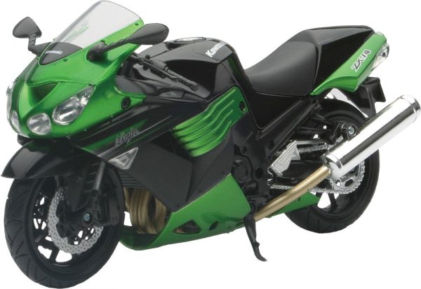 REPLICA 1:12 SUPER SPORT BIKE 11 KAWASAKI ZX14 GREEN Online Hot Sale