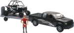 REPLICA 1:18 TRUCK TRAILER UTV TRUCK BLACK RZR WHITE Online Hot Sale