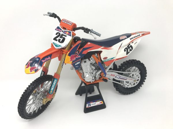 REPLICA 1:6 RACE BIKE 17 KTM 450SX-F ORANGE(MUSQUIN) For Sale