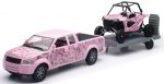 REPLICA 1:18 TRUCK TRAILER UTV TRUCK PINK CAMO UTV PINK CAMO Cheap