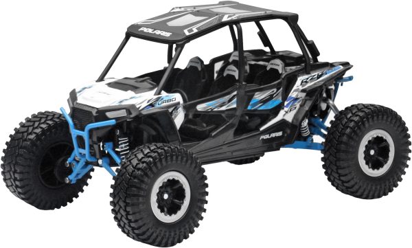 REPLICA 1:18 UTV POLARIS RZR 4 TURBO RC WHITE For Discount