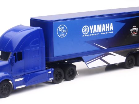 REPLICA 1:32 SEMI TRUCK 17 YAMAHA RACE TRUCK For Sale