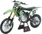 REPLICA 1:6 RACE BIKE 14 KAWASAKI KFX450 GREEN For Discount