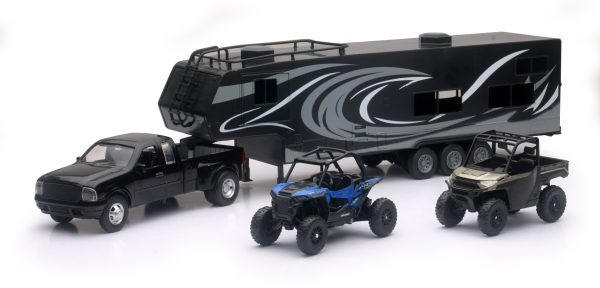 REPLICA  PICK UP TOY HAULER W POLARIS VEHICLES SET Sale